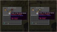 Redstone increases duration, while glowstone increases potency (Image via Sportskeeda Gaming || Mojang Studios)